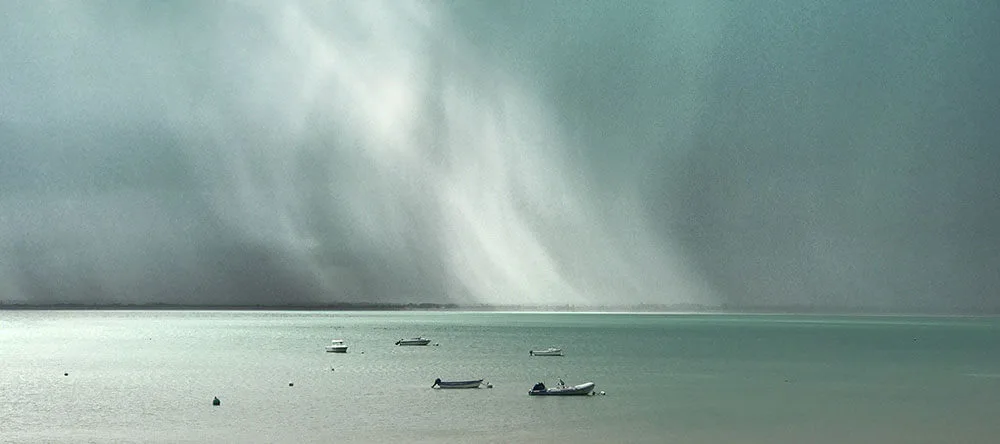 storm in the see